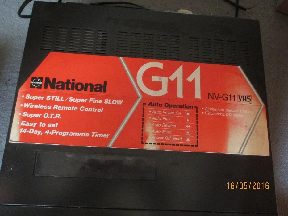 Video vhs National para peças ou para reparar