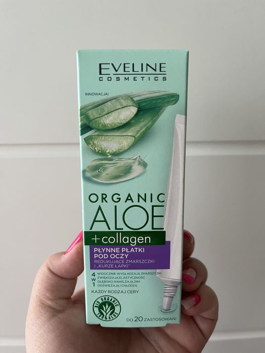 Płynne płatki pod oczy Eveline Cosmetics redukujące zmarszczki 20 ml