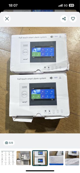 Sistema de Alarme Sem Fios - WIFI - GSM 4G C/ Câmara - APP Tuya