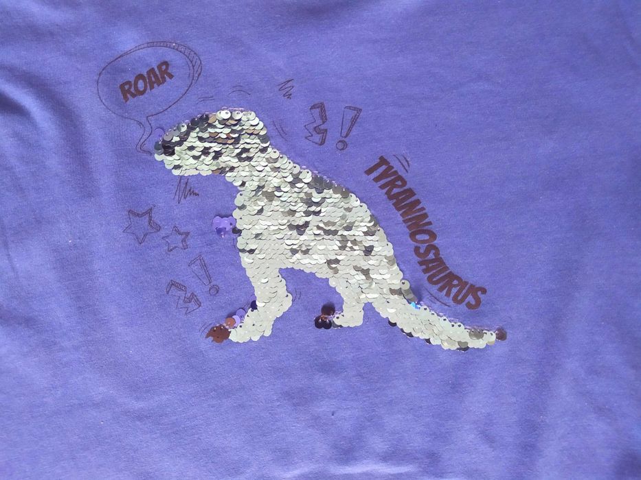 T-shirt koszulka Sinsay z cekinami chłopięca r. 140 9-10 lat