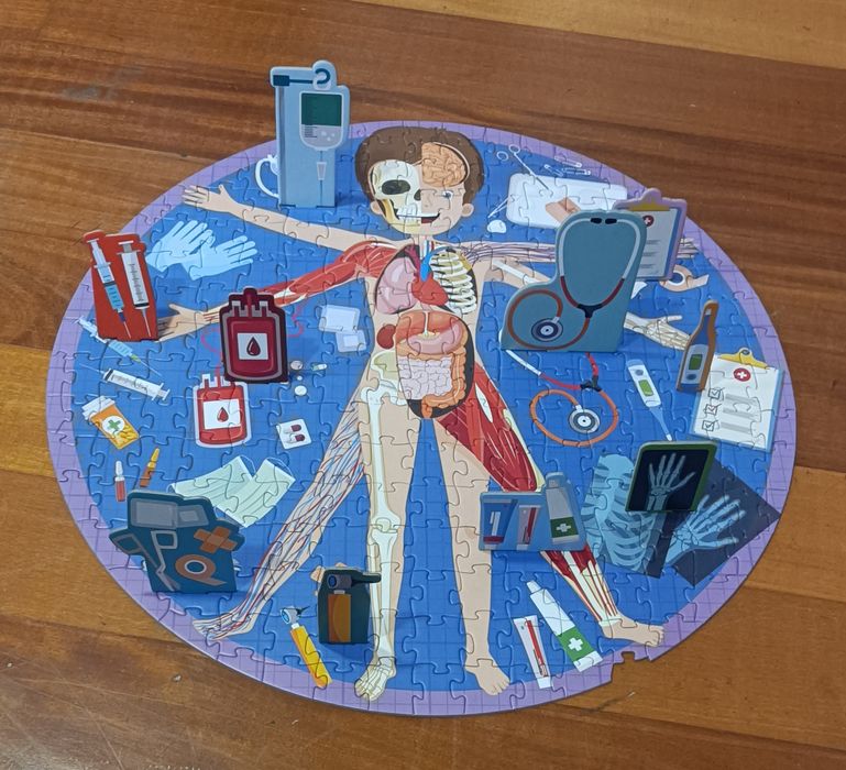 Livro+puzzle Corpo Humano