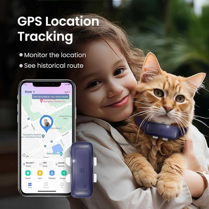 SEEWORLD Lokalizator GPS 4G dla psów / kotów