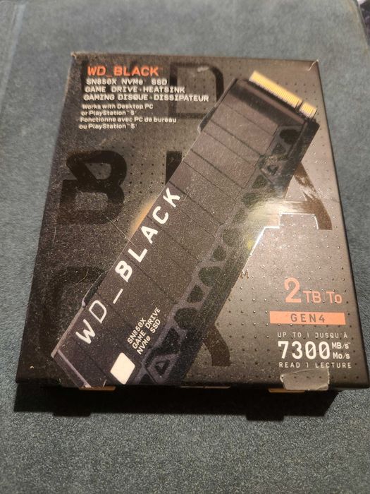 WD Black SN850X SSD Game Drive + Heatsink