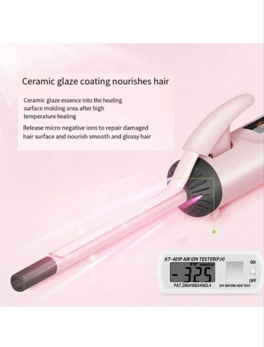 Varinha Modeladora de Cabelo Cerâmica Turmalina Calor Instantâneo