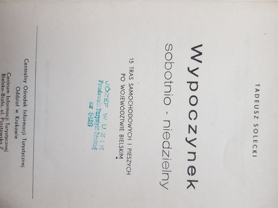 Wypoczynek sobotnio-niedzielny. Solecki.