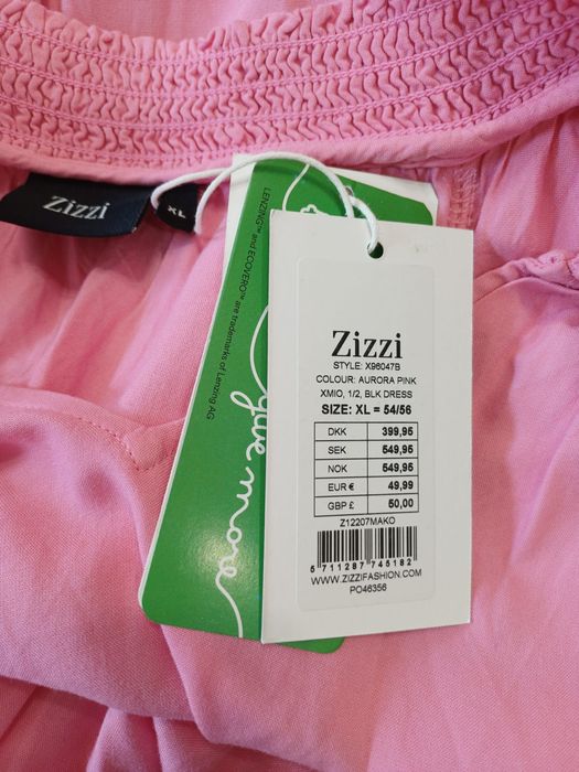 Piękna nowa sukienka viskoza Zizzi rozm 54/56.