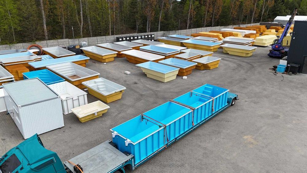 Polipropylenowy basen ogrodowy FLORES 12.0x2.5x1.5m