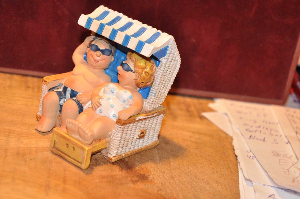 Композиція Пляж 3 іграшки сувенира Шезлонг Море Відпуска Отпуск