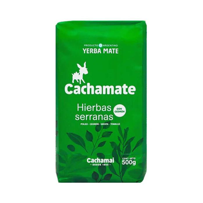 Yerba Mate Cachamate Hierbas Serranas 0,5kg