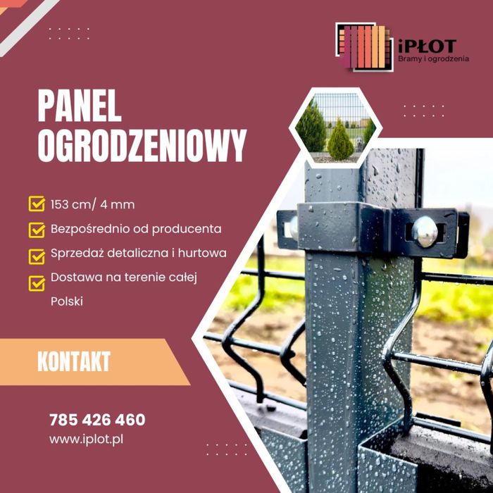 Ogrodzenie panelowe , promocja 52 zł / mb !