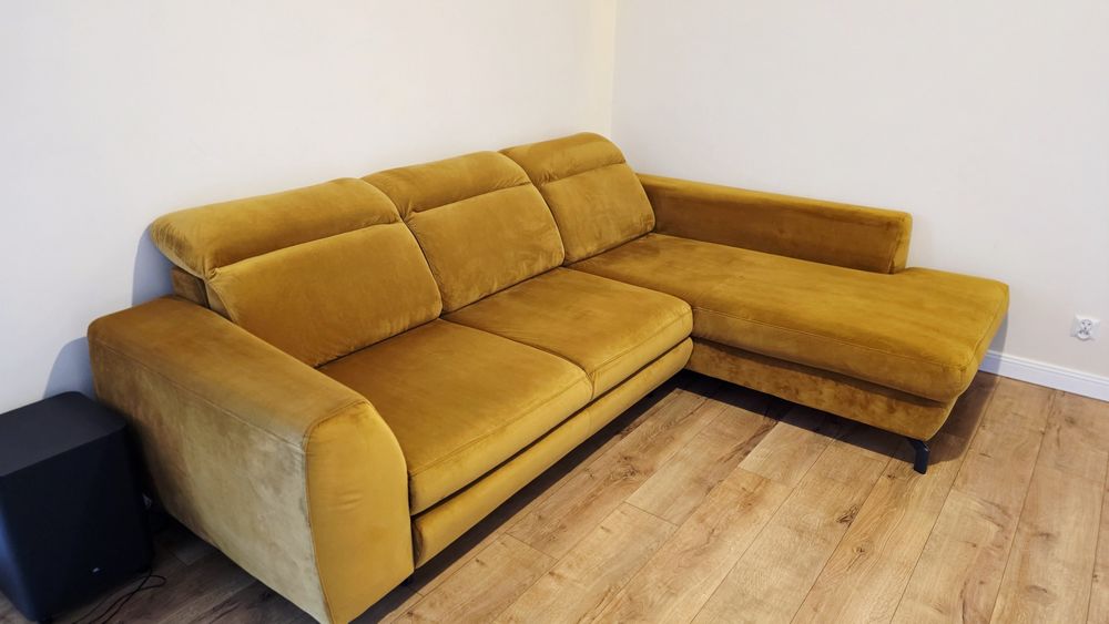 Narożnik Tybet musztardowy