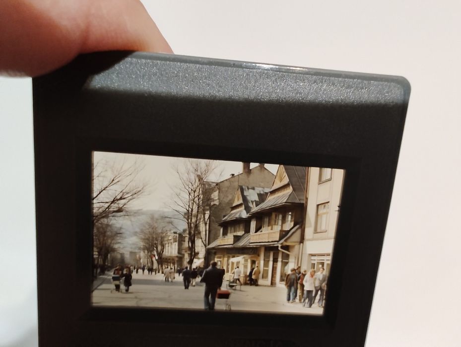 10 przeźroczy/slajdów z Zakopanego PRL Vintagw