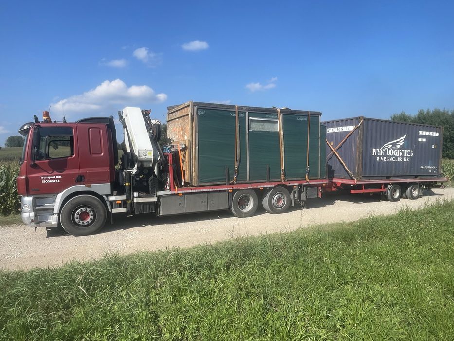 Tranport HDS/Kontenery/Pawilony/Załadunki/Gabaryty /Trawers