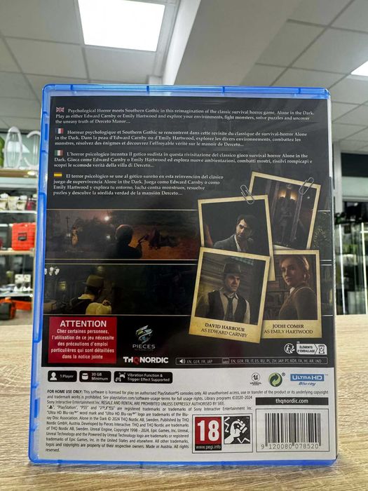 Alone in the Dark PS5