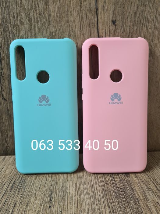 Чехол Silicone cover для Huawei p smart plus Y6 Y7 2019 и др модели