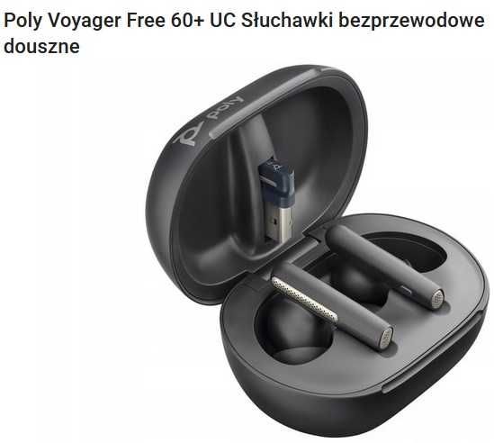 słuchawki VOYAGER free 60+ białe (2szt.)