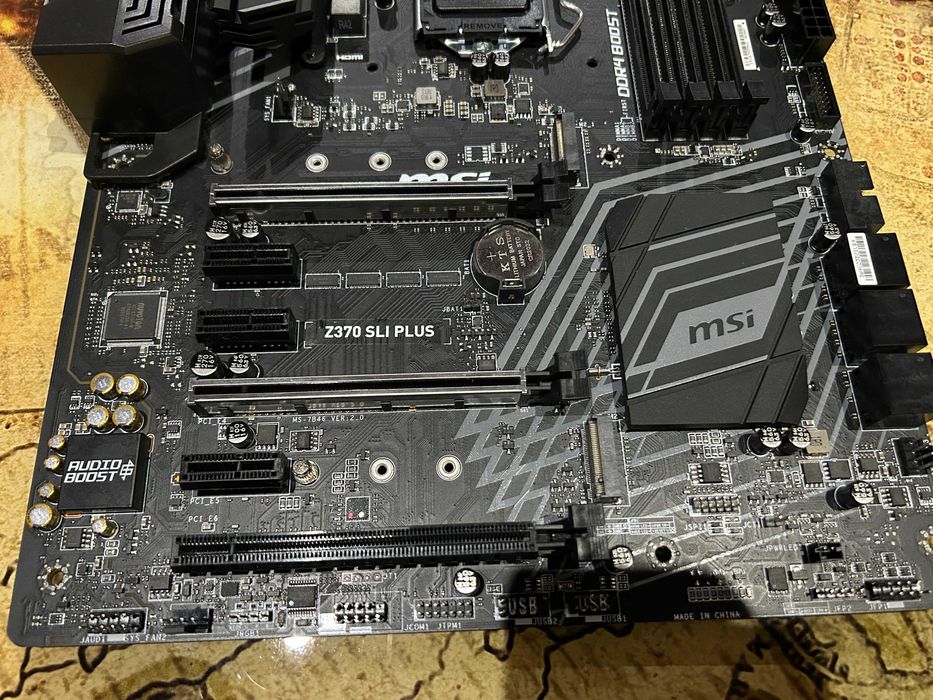 Мат плата MSI Z370 SLI Plus Intel 1151v2 DDR4 до 128Gb