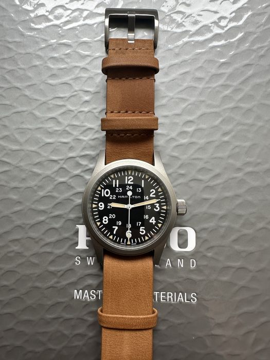 Hamilton Khaki Field Mechanical 38 mm bransoleta i pasek
