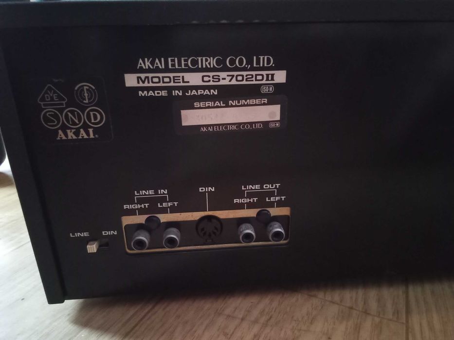 Magnetofon AKAI CS-702 II Made in Japan z lat 70-tych.