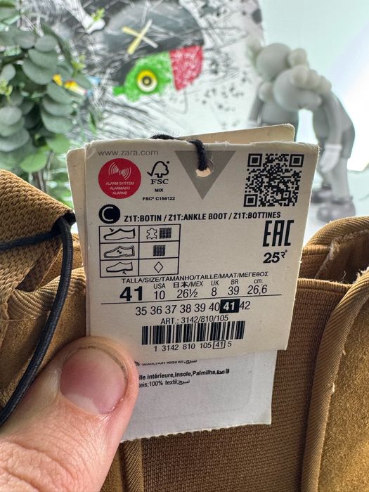 Зимові ботінки Zara 41 розмір Е12531