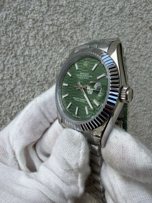 Rolex Datejust Motif Mint Green 41 mm