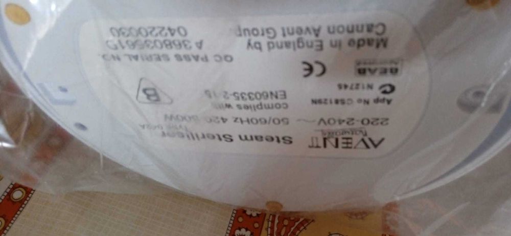 Philips Avent Express
Electric Steam Sterilizer