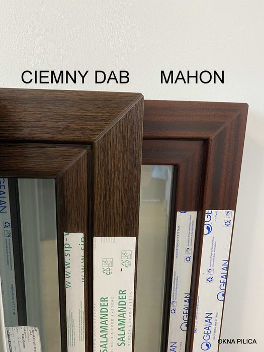 WYSYŁKA! Nowe OKNO R 535x865 ciemny/złoty dąb, orzech, antracyt, mahoń