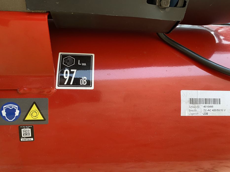 Kompresor Einhell TC-AC 420/50/10 V – 50L, 10 bar, 2200W