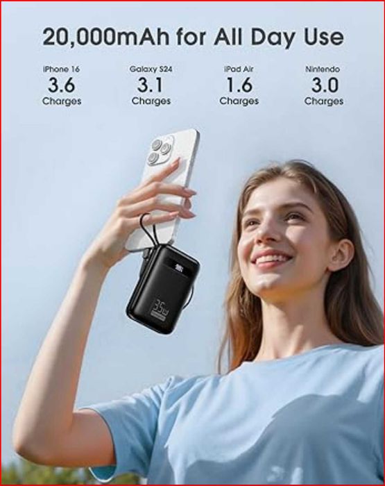 Повербанки від EnergyQC - 20000 mAh. 35W Надійний, красивий, швидкий