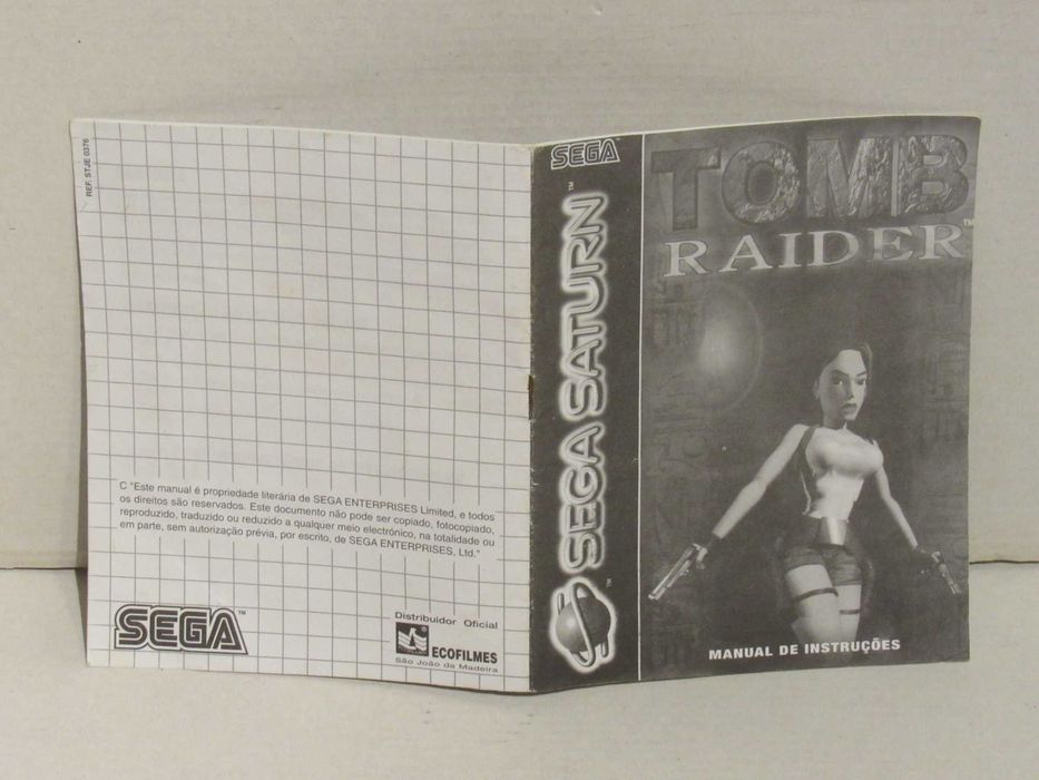 Manual PT Tomb Raider Sega Saturn