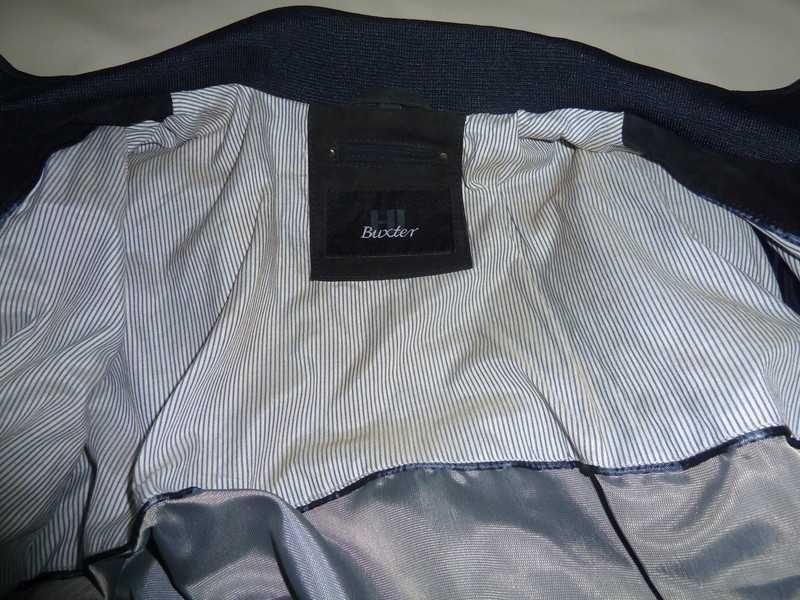 Blusão novo de camurça azul escura HI Buxter 58 / 3XL