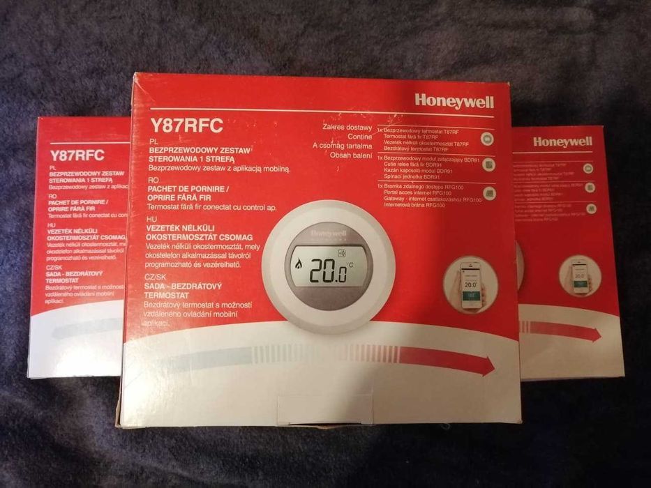 Bezprzewodowy zestaw sterowania jednopunktowy Honeywell Y87RFC2074