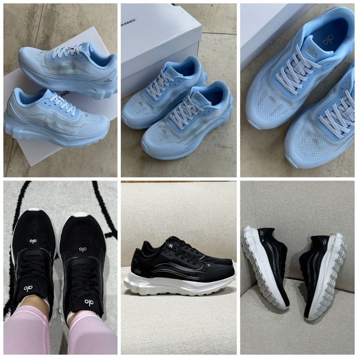 р36-45 Кросівки Alo Yoga Runner White Black Pink Blue Burgundy