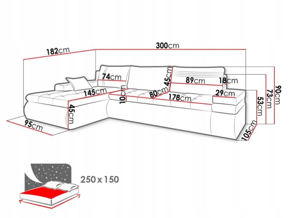 Narożnik OSLO - duży