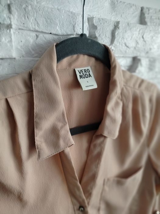 Koszula pudrowy róż Vero Moda r.S