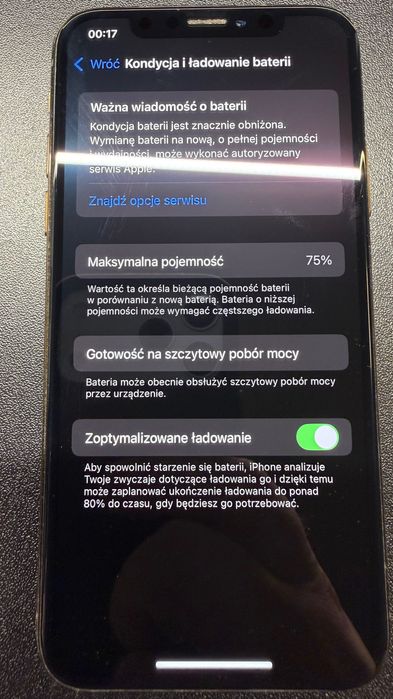 iPhone XS 64GB złoty