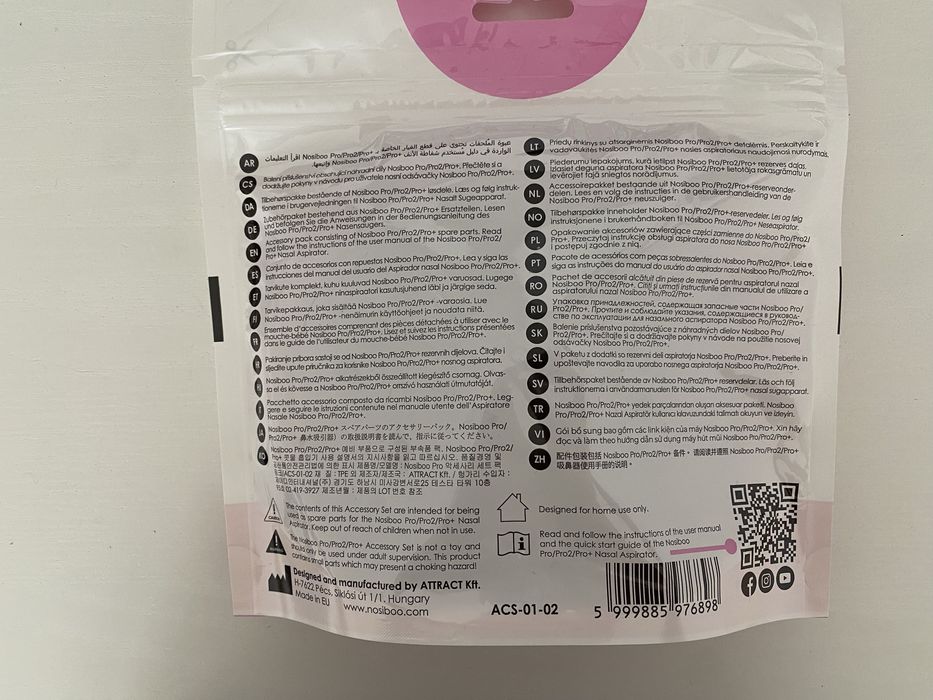Nowe akcesoria do aspiratora do nosa Nosiboo Pro Pro2 Pro+