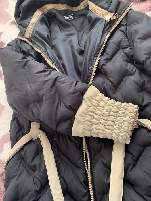 Зимова куртка під пояс