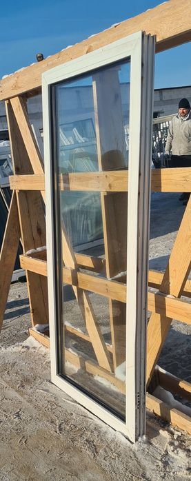 OKNA KacprzaK Witryna 74x151 FIX Używany PCV Lider Okna OLX