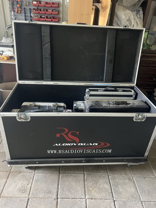 Case para cabos ou acessorios com rodas grande