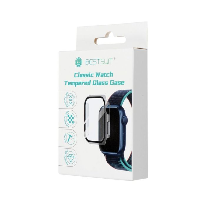 Futerał ochronny ze szkłem Bestsuit Flexible do Apple Watch 10/11 46mm - transparentny