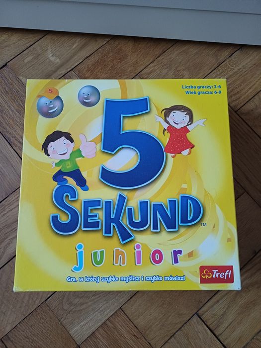 Gra planszowa 5 Sekund Junior 6-9 lat bdb
