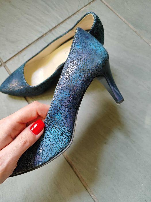 Szpilki buty na obcasie Wodowski skóra 37