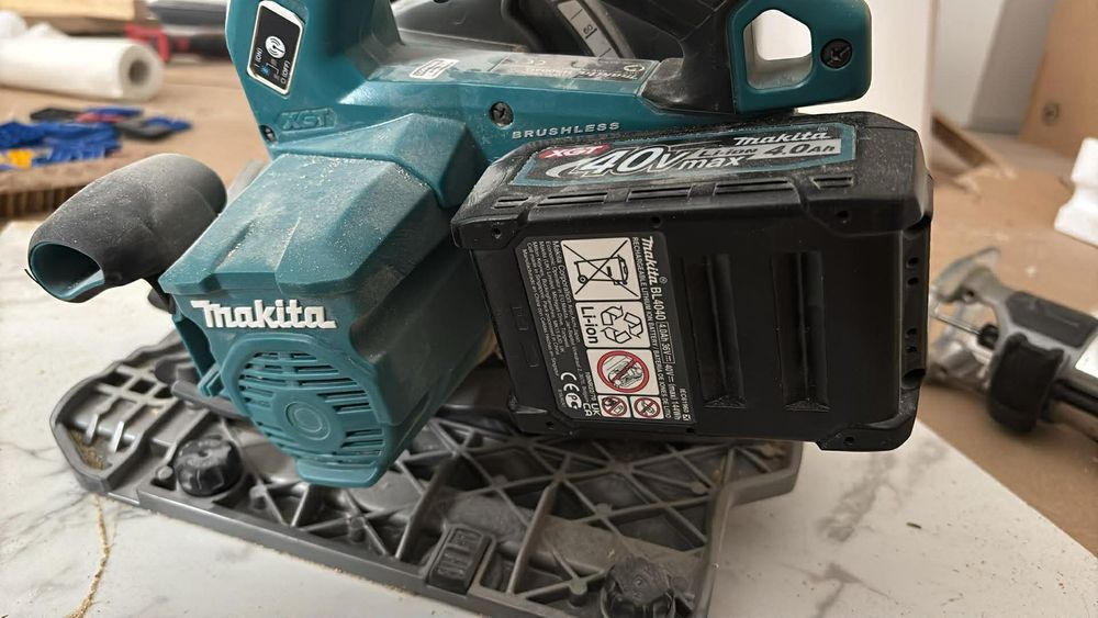 Pilarka akumulatorowa Makita 40v hs004g zestaw szybka ładowarka+ 2x4ah