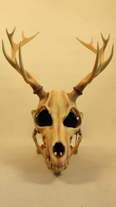 Maska Leszy Wendigo (wiedźmin) ruchoma żuchwa czaska Cosplay druk 3d