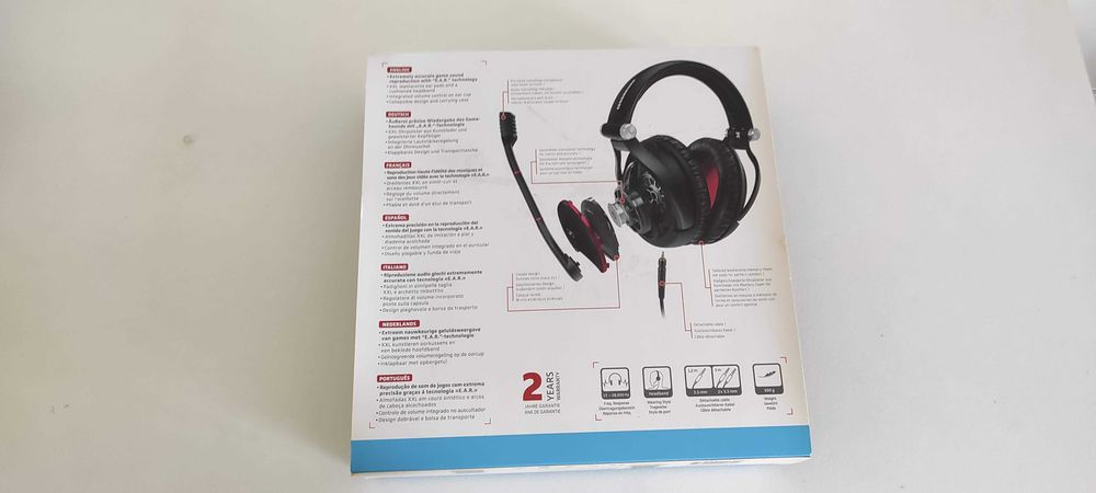 Headset Sennheiser Game Zero e placa de som e amplificador GSX 1000