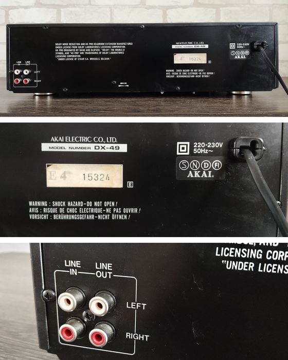 AKAI DX-49 Stereo Cassette Deck  1993