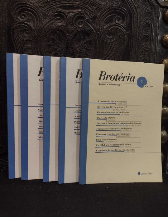 Brotéria Vol. 147 - 5 livros (1998)