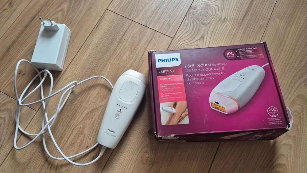 Laser, depilacja philips lumea essential