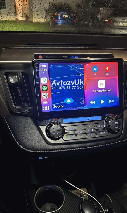 Магнітола RAV4 Toyota RAV 4 RAV-4 GPS USB Тойота Рав 4 CarPlay Андроїд